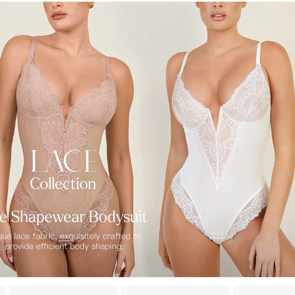Popilush Yellow Bodysuit Shapewear XL NWT - Picture 8 of 13